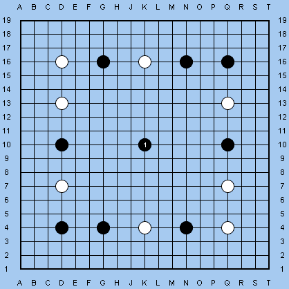 starting position in Sunjang Baduk