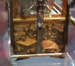 Close-up of Japanese smoking cabinet in the Russell-Cotes